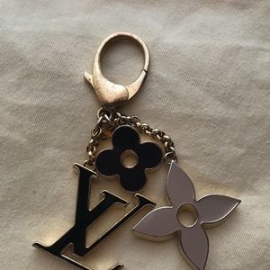 Fleur de Monogram Bag Charm